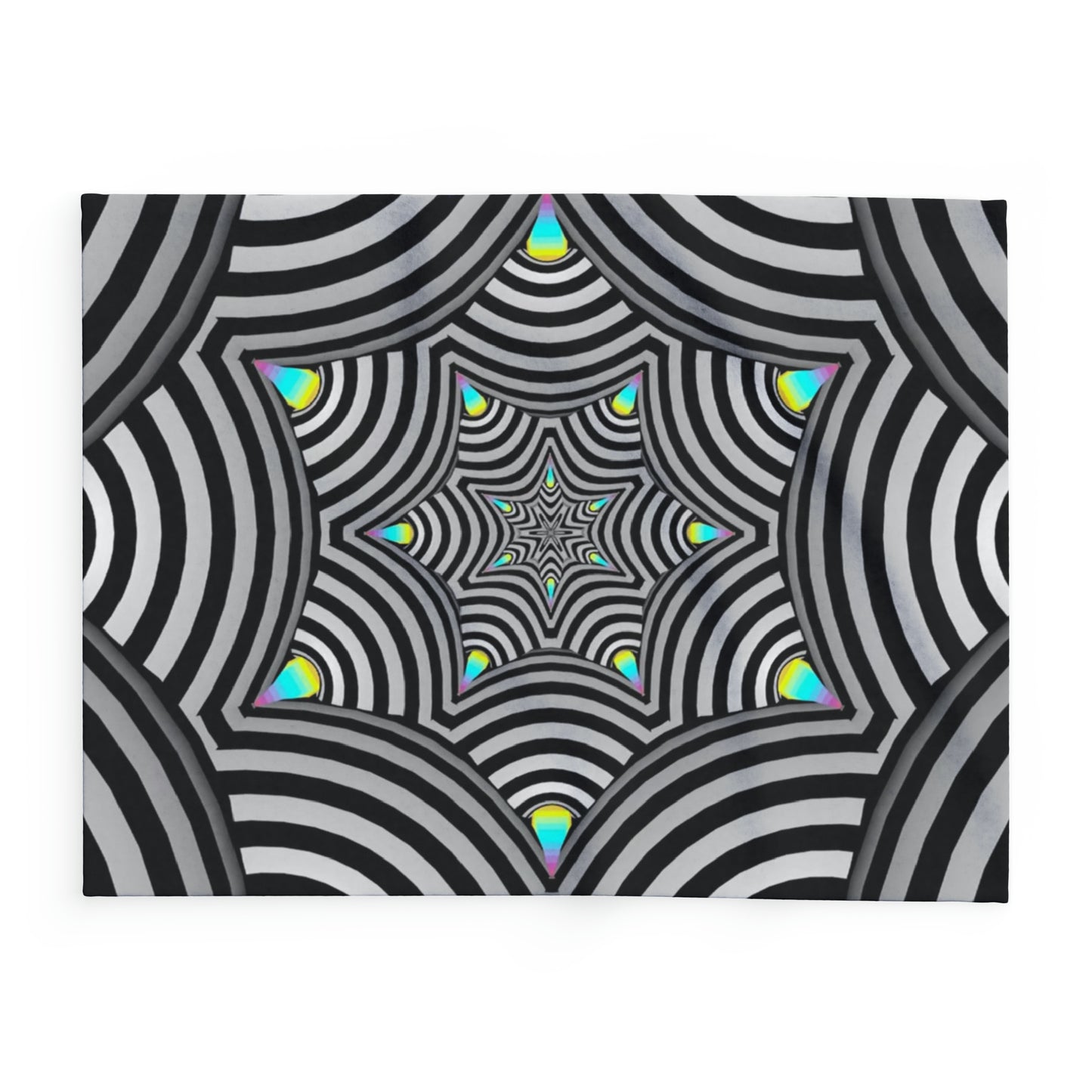 Trippy Arctic Fleece Blanket